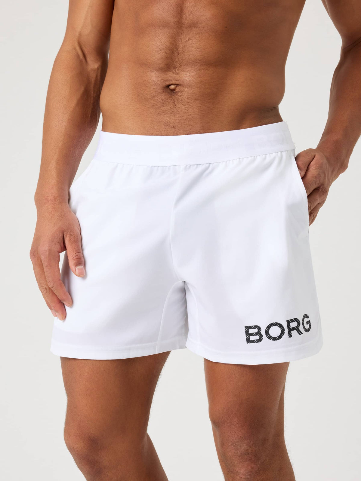 Borg Shorts 6 Inch - Men - Brilliant White