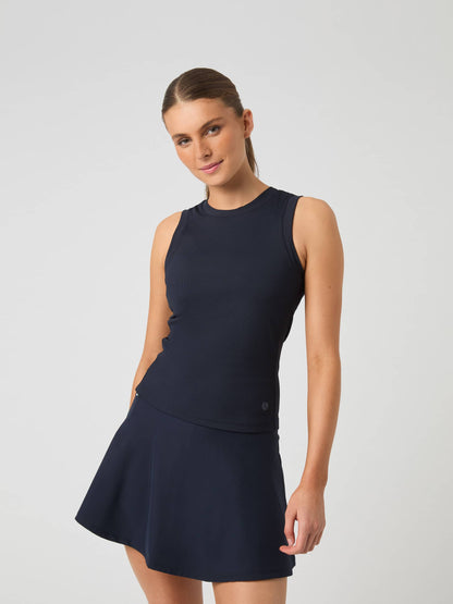 Ace Pocket Ribbed Tank Top - Women - Night Sky