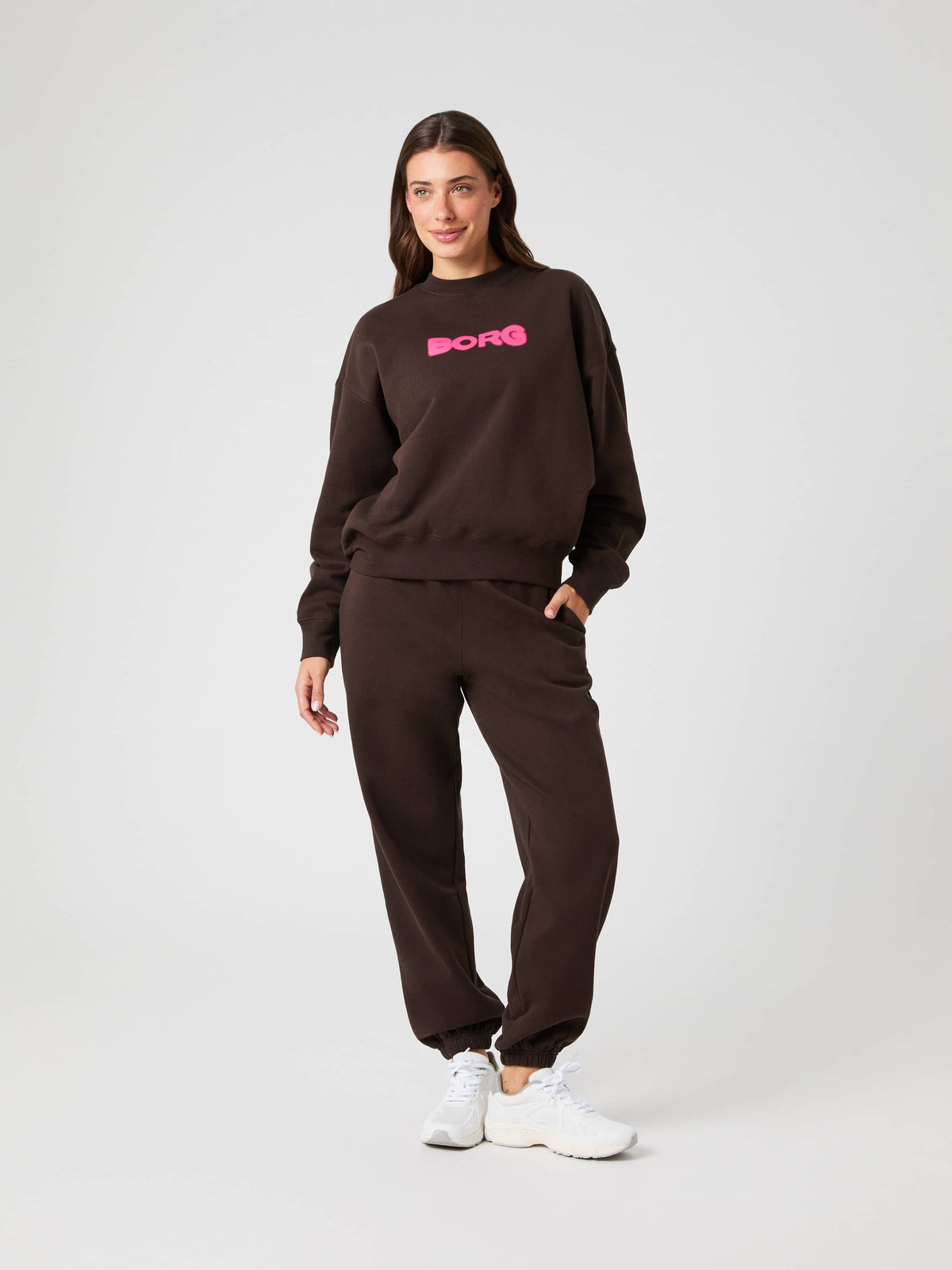 Studio Oversized Sweatpants - Women - Mole