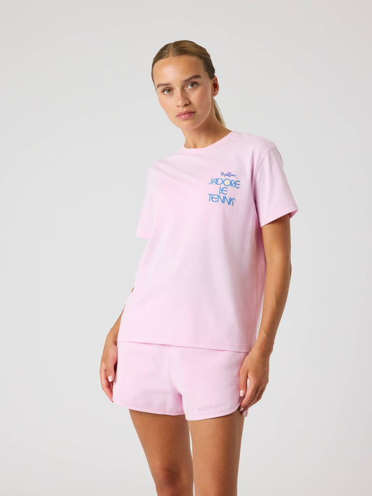 Borg Cotton T-Shirt - Women - Pink Lady