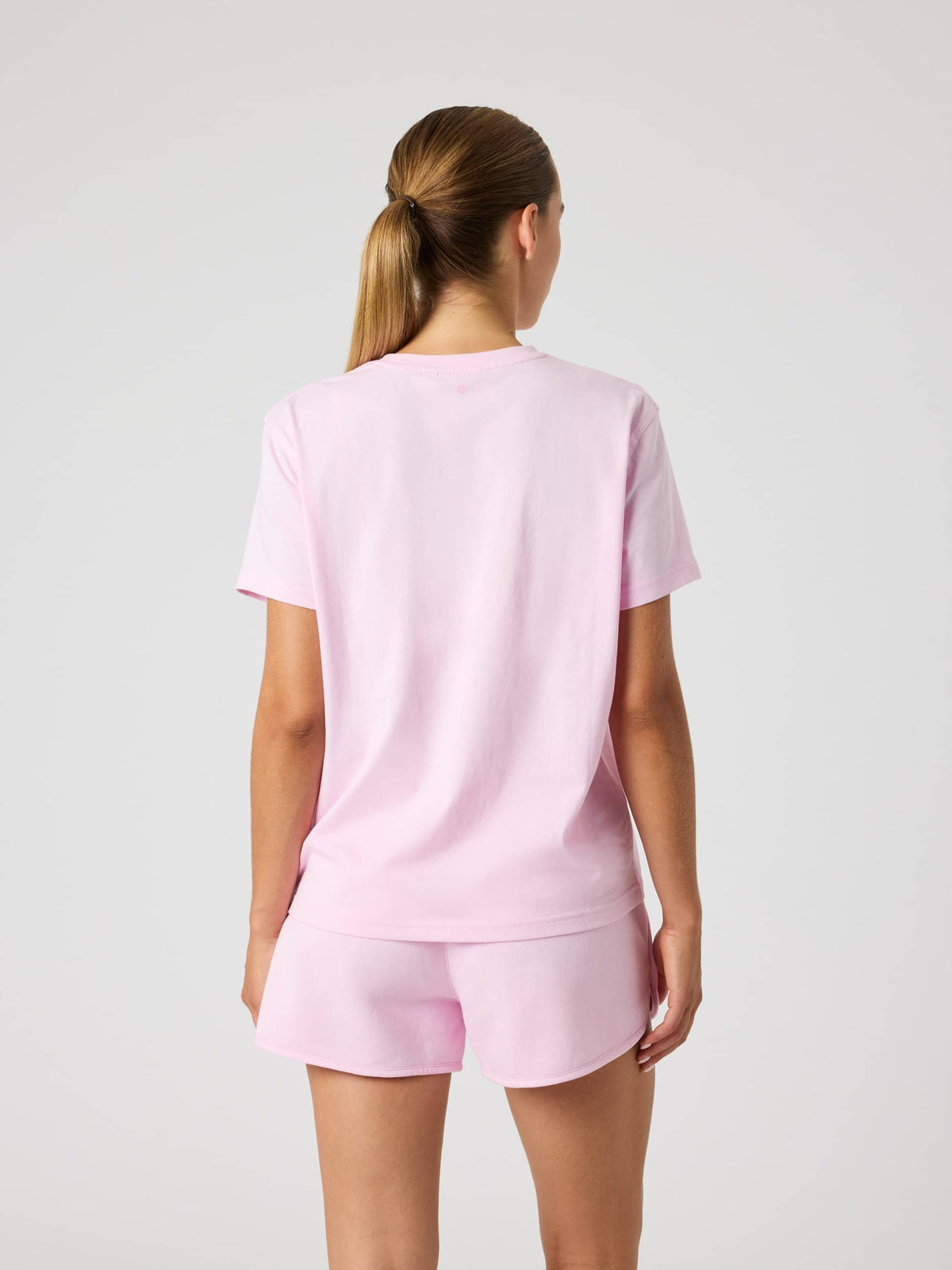 Borg Cotton T-Shirt - Women - Pink Lady