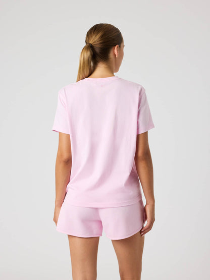 Borg Cotton T-Shirt - Women - Pink Lady