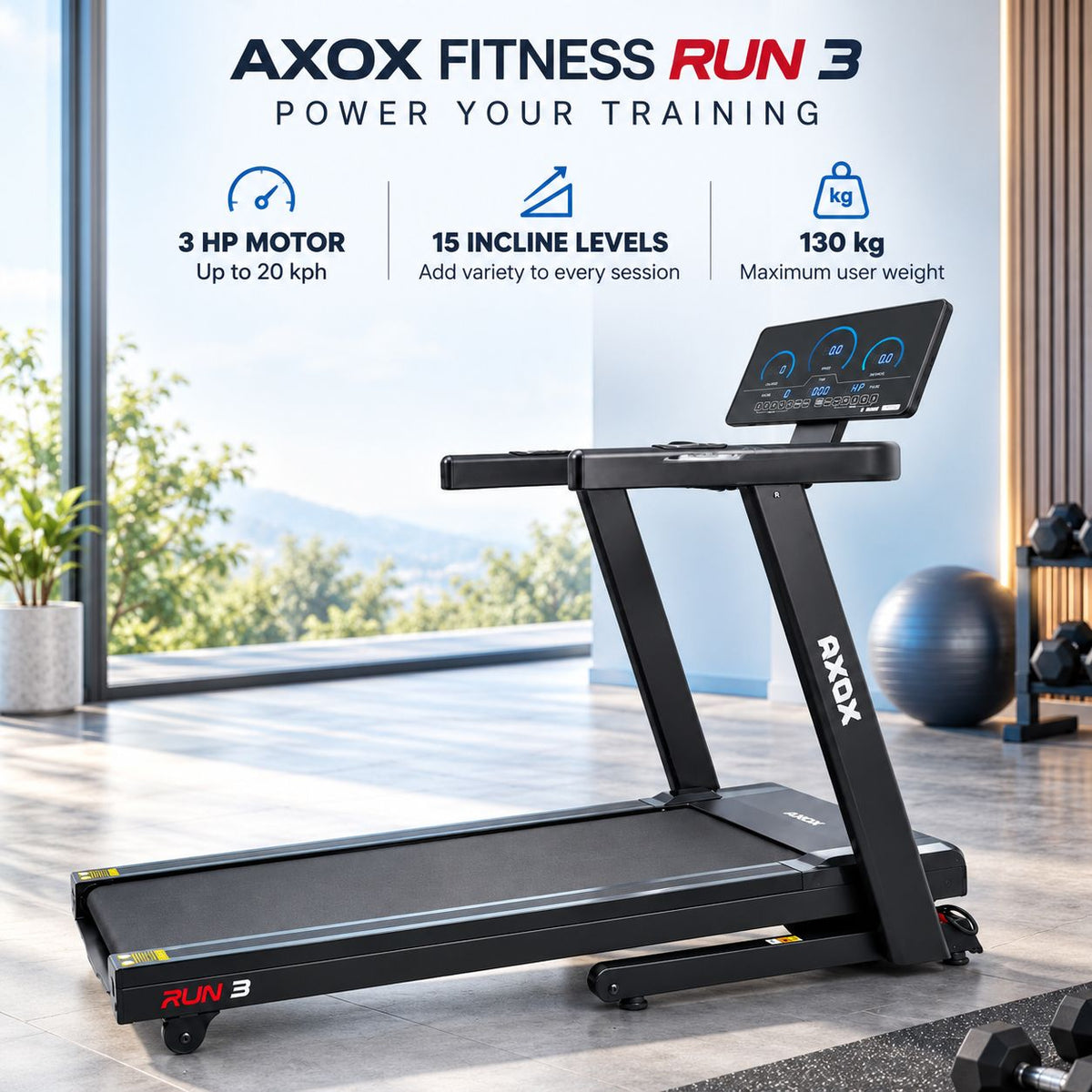 Axox Fitness Run 3 Treadmill