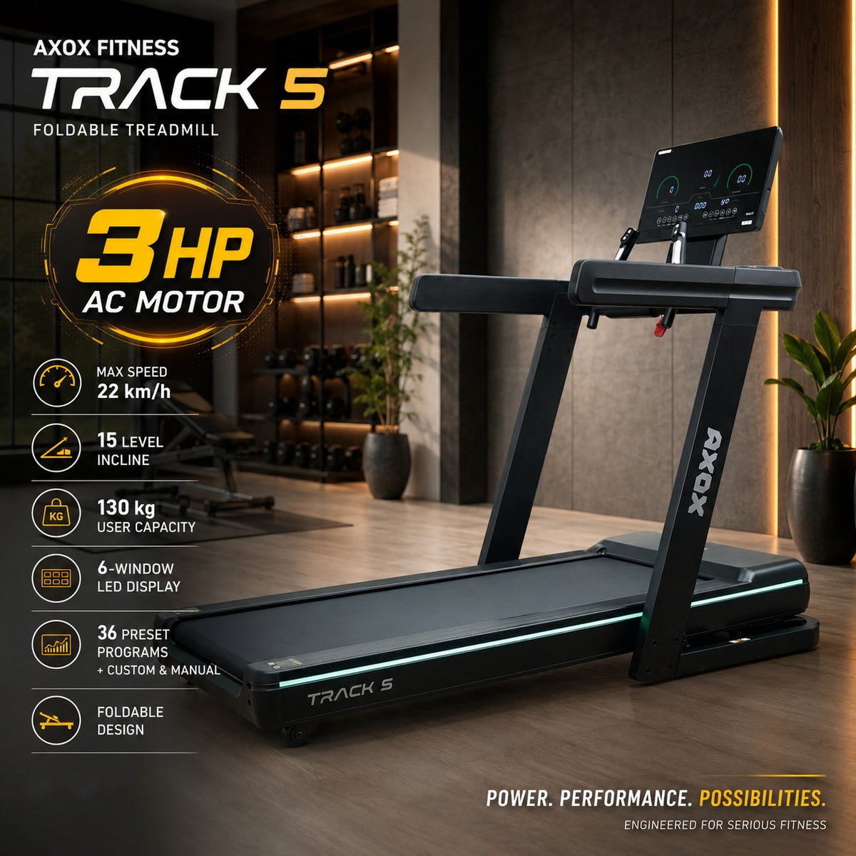 Axox Fitness Track 5 Treadmill