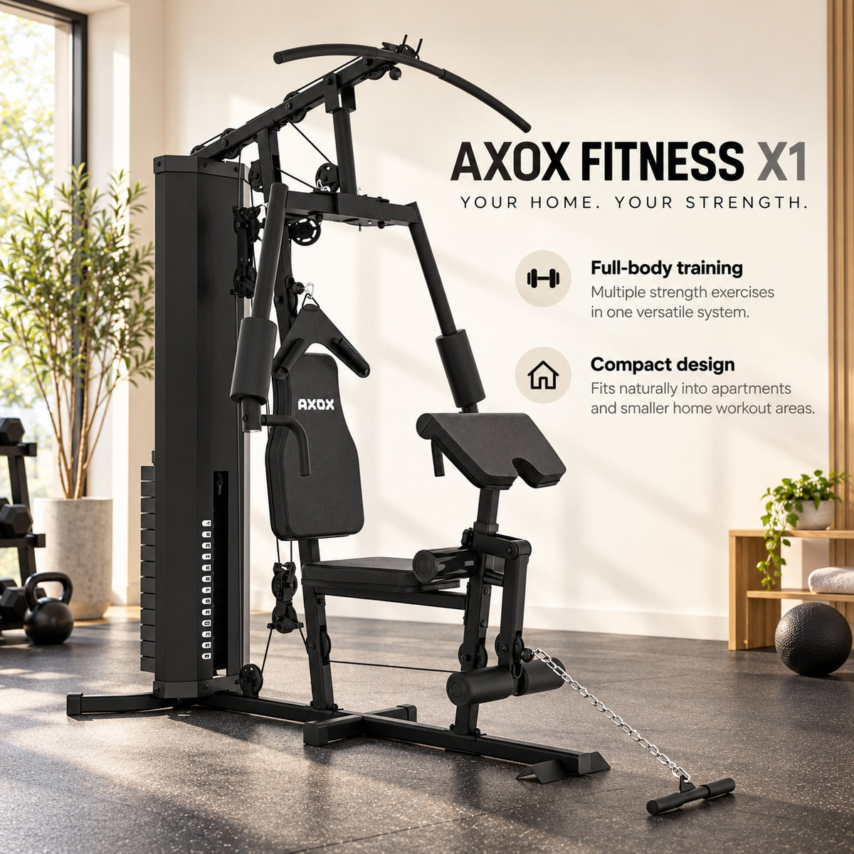 Axox Fitness Home Gym - 913 | Full Body Strength Training Machine