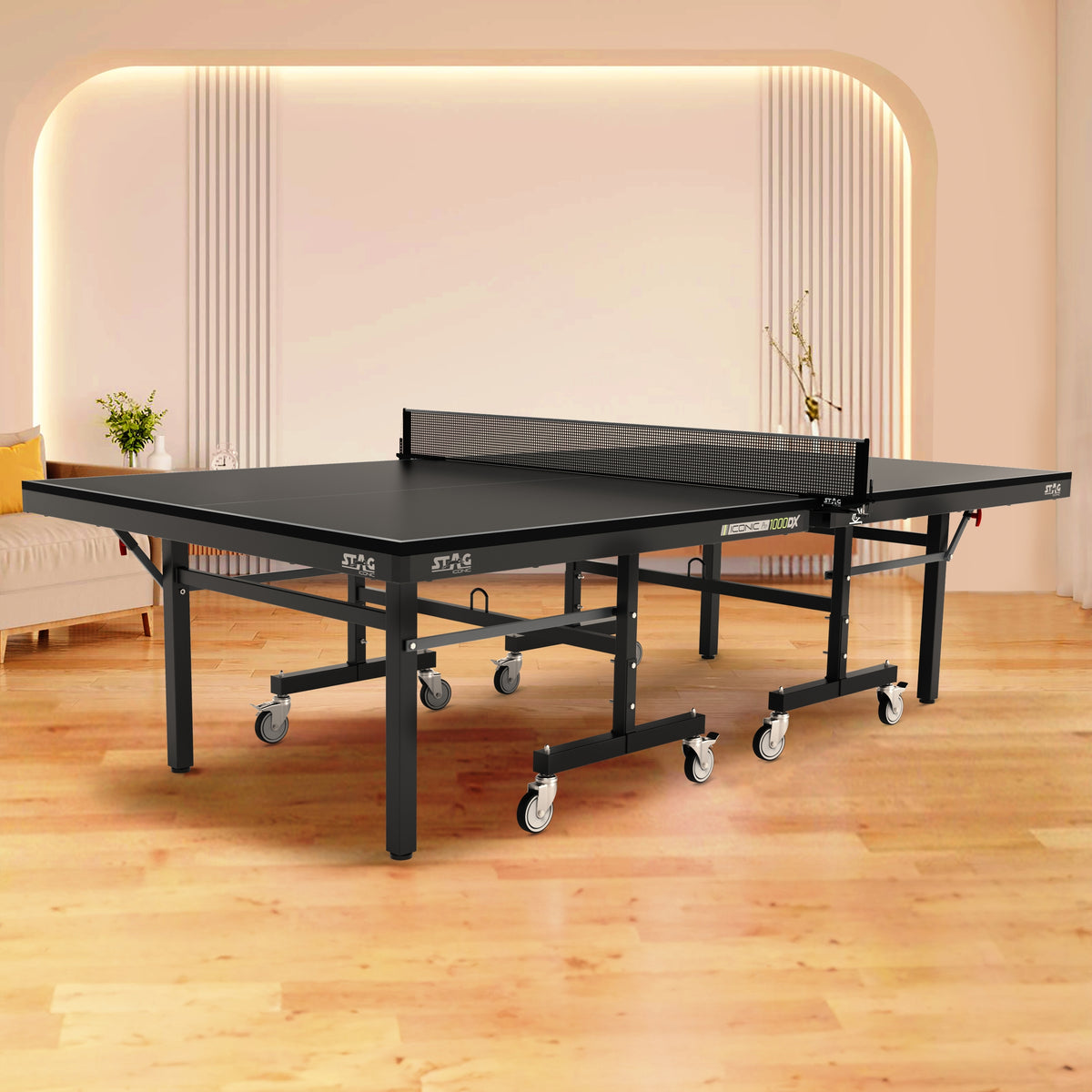 Iconic 1000 DX Table Tennis Table - Full Size Professional Table