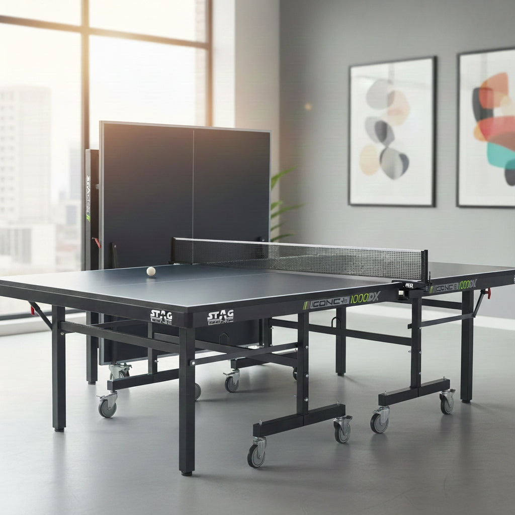 Iconic 1000 DX Table Tennis Table - Full Size Professional Table