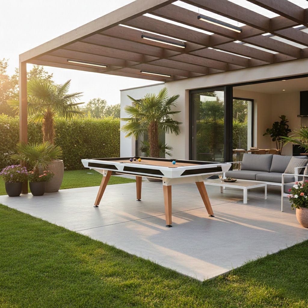 Cornilleau Origin Outdoor Billiard Table - White