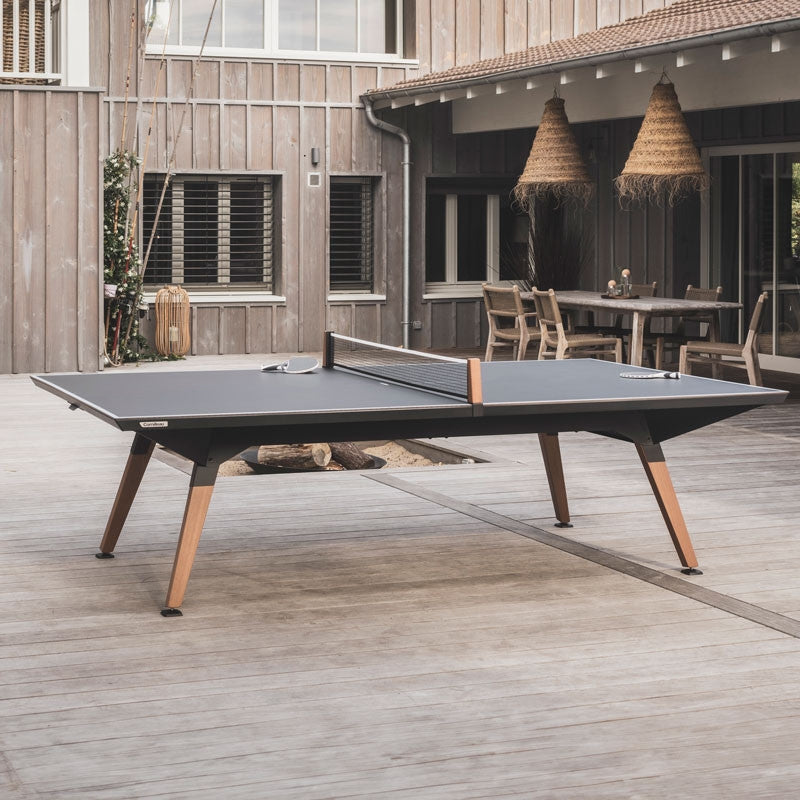 Origin Outdoor Convertible Ping Pong Table | Black Stone Decoration panel