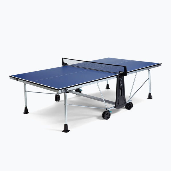 Cornilleau 300X All-Weather Outdoor Table Tennis Table with Anti-Glare Top - Blue