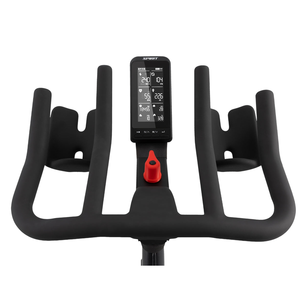 Spirit Fitness Indoor Bike with console and coaching light (electro magnetic resistance)