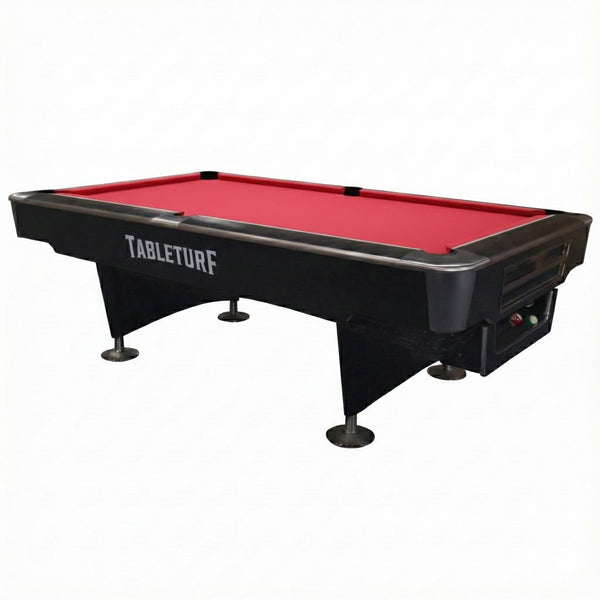 Pinnacle Premium Slate Solid Wood Billiard Table | Black - 9 FEET