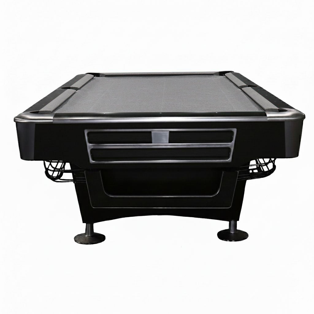 Pinnacle Premium Slate Solid Wood Billiard Table | Black - 9 FEET