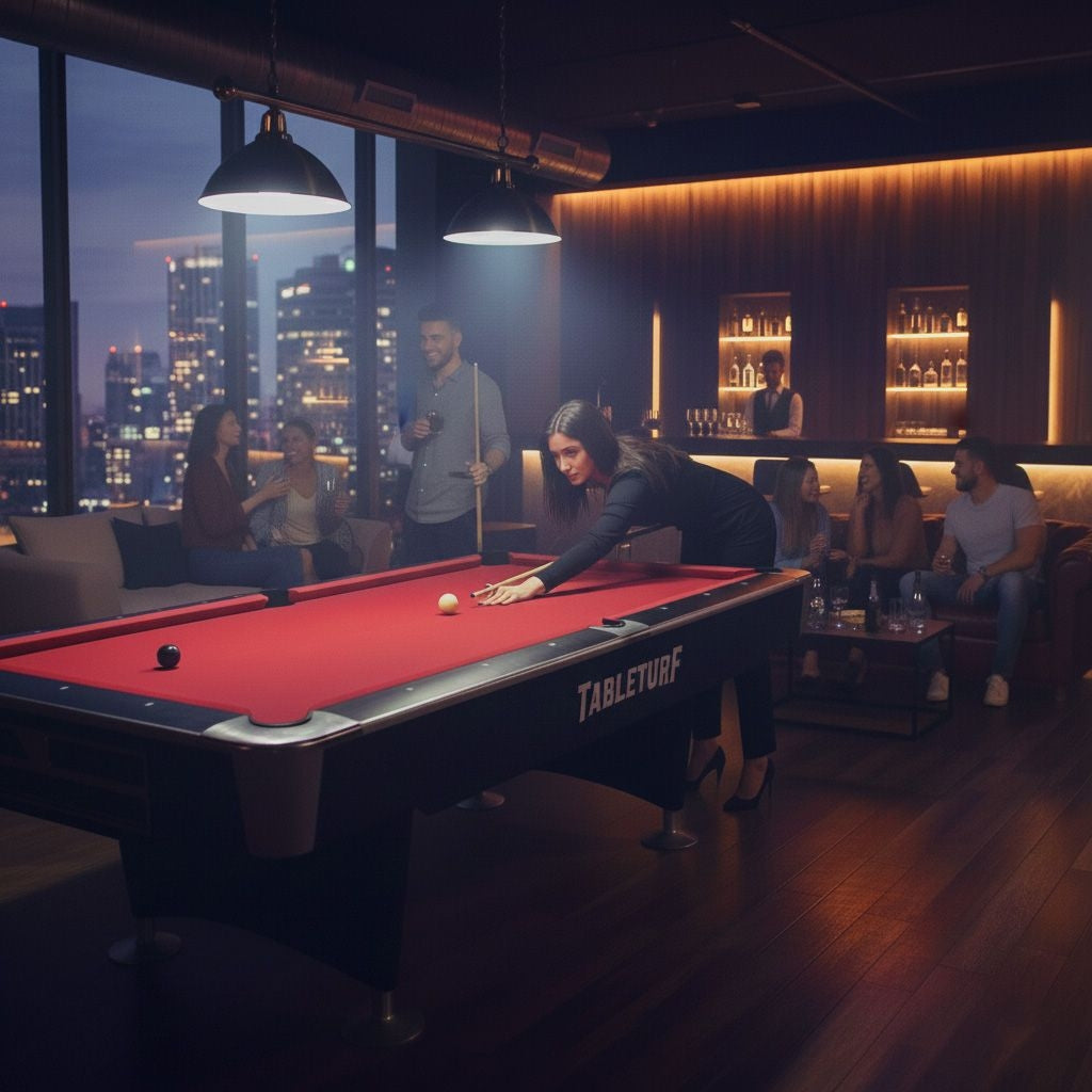 Pinnacle Premium Slate Solid Wood Billiard Table | Black - 9 FEET