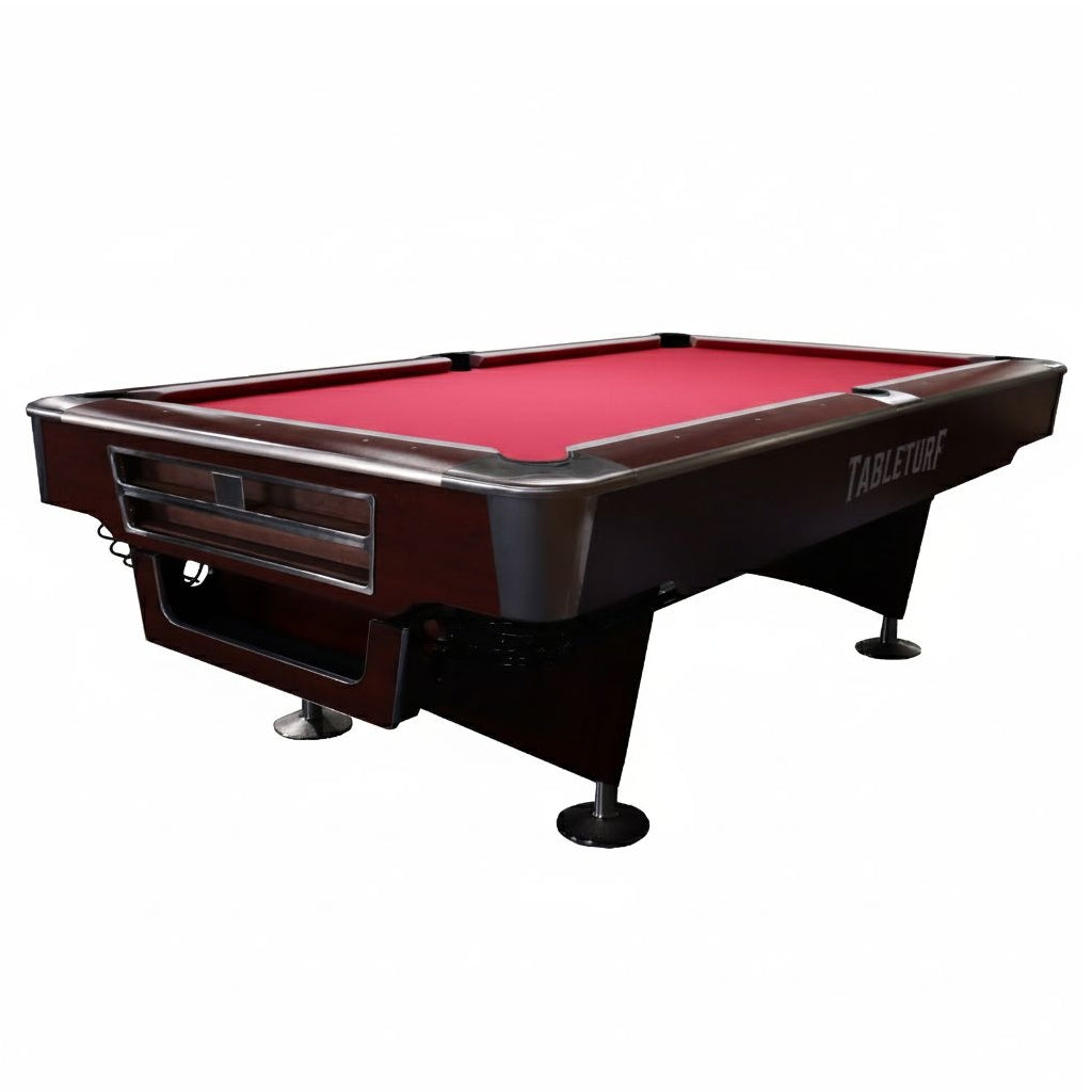 Pinnacle Premium Slate Solid Wood Billiard Table | Brown - 9 FEET