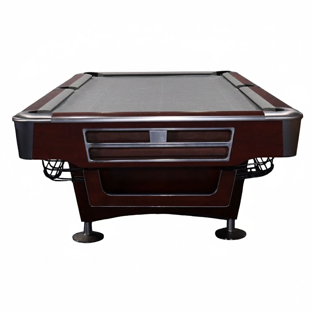 Pinnacle Premium Slate Solid Wood Billiard Table | Brown - 9 FEET