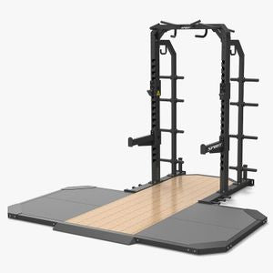 Spirit Fitness 4202-P Half Rack & Platform - 3